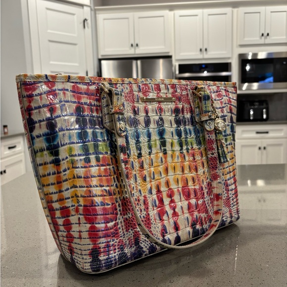 Brahmin Leather Tote – Celebrate Melbourne – New with Dust Bag – Authentic - Picture 9 of 12